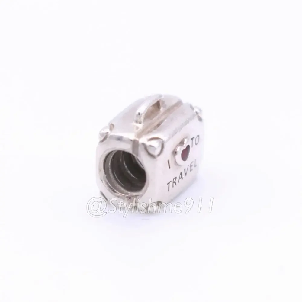 Authentic Pandora I Love To Travel Suitcase Airline Exclusive Retired Charm
